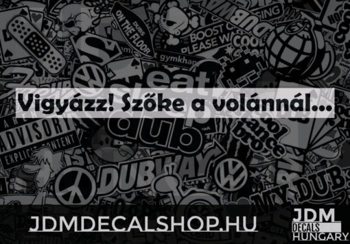 Vigyázz! Szőke a volánnál...