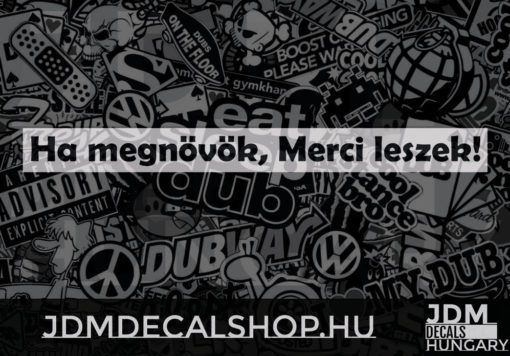 Ha megnövök, Merci leszek!