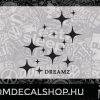 DREAMZ Sparkle Szélvédő Matrica