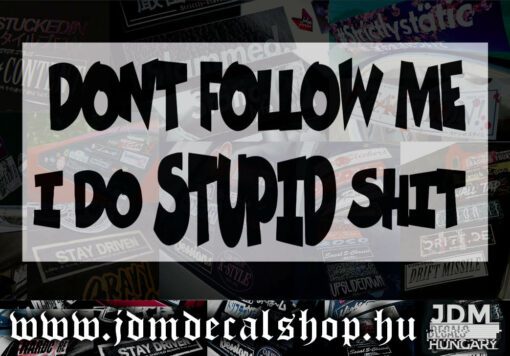 Dont Follow me I Do STUPID shit-1.1