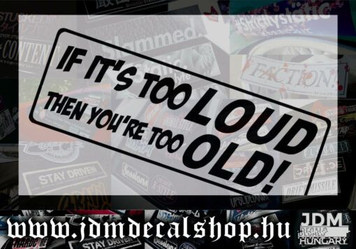 If its too LOUD-1.1