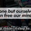 None but ourselves can free our minds-1.1