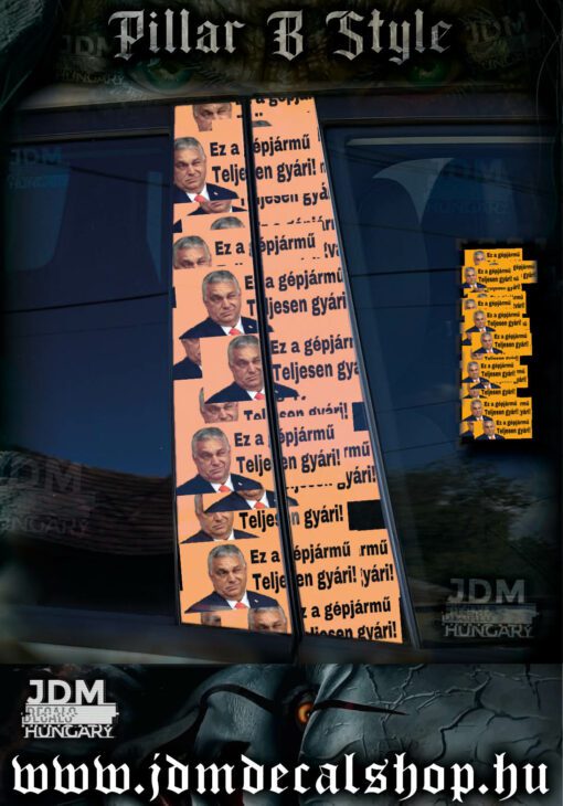 Pillar-B Style Matrica | B Oszlop Matrica | 154