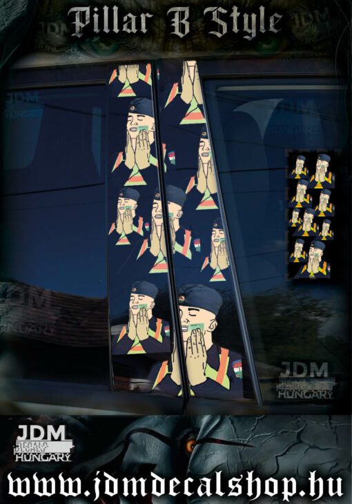 Pillar-B Style Matrica | B Oszlop Matrica | 158