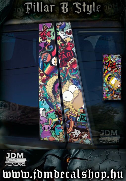 Pillar-B Style Matrica | B Oszlop Matrica | 332