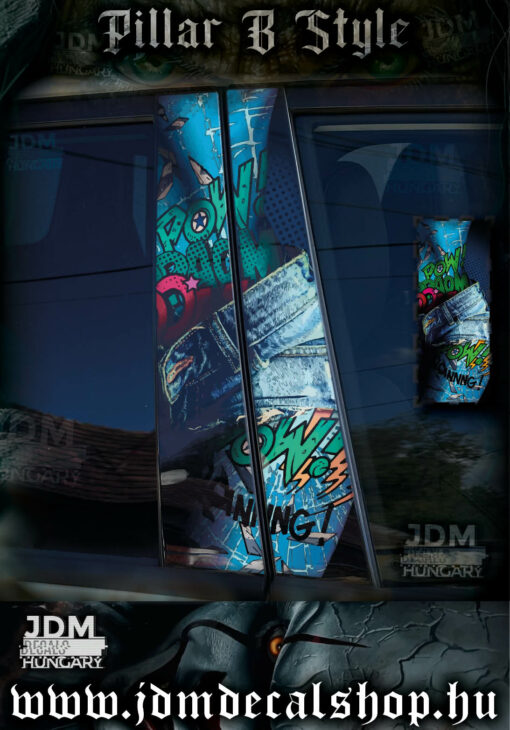 Pillar-B Style Matrica | B Oszlop Matrica | 340