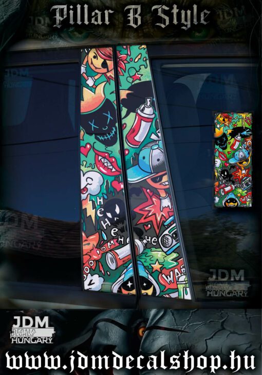 Pillar-B Style Matrica | B Oszlop Matrica | 343