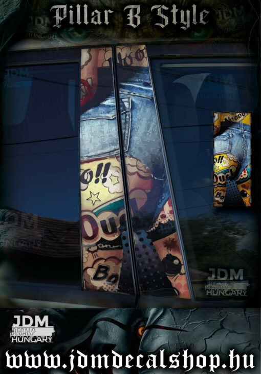 Pillar-B Style Matrica | B Oszlop Matrica | 359