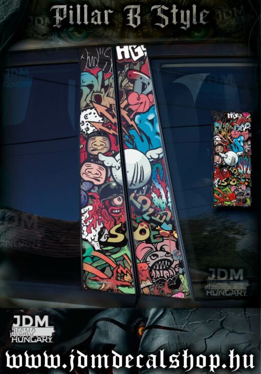 Pillar-B Style Matrica | B Oszlop Matrica | 370