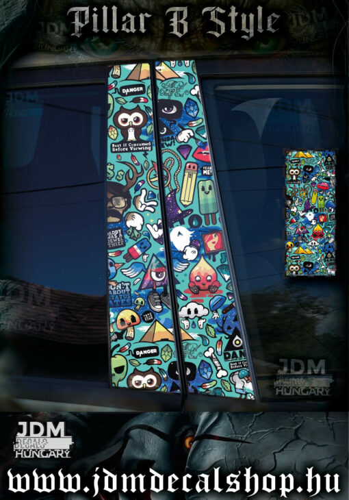 Pillar-B Style Matrica | B Oszlop Matrica | 382