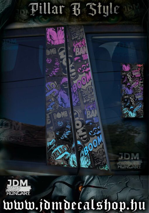 Pillar-B Style Matrica | B Oszlop Matrica | 388