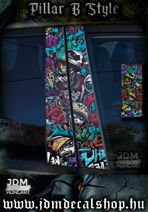 Pillar-B Style Matrica | B Oszlop Matrica | 410