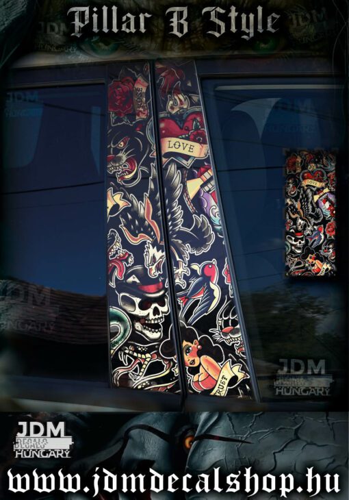 Pillar-B Style Matrica | B Oszlop Matrica | 418