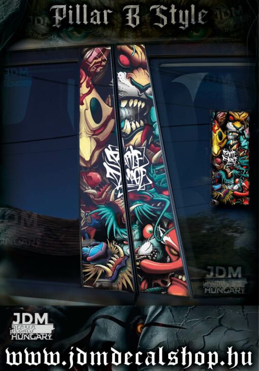 Pillar-B Style Matrica | B Oszlop Matrica | 420