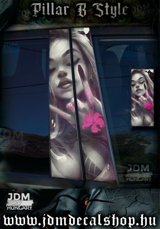 Pillar-B Style Matrica | B Oszlop Matrica | 456