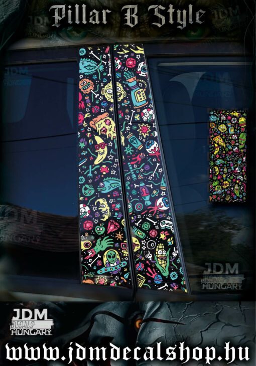 Pillar-B Style Matrica | B Oszlop Matrica | 670