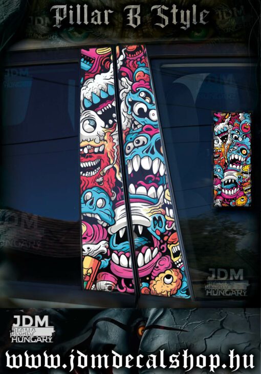 Pillar-B Style Matrica | B Oszlop Matrica | 687
