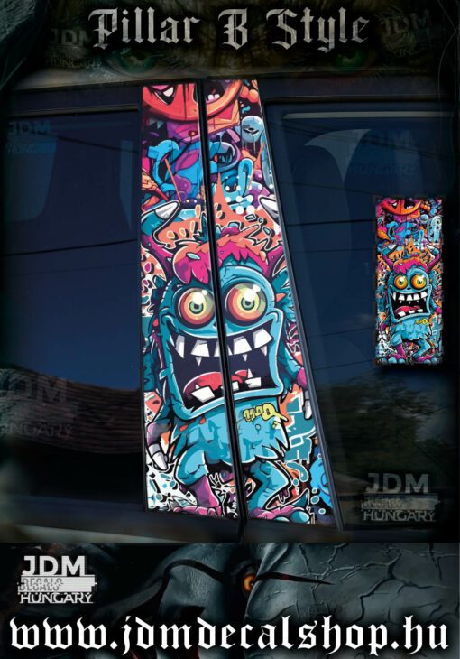 Pillar-B Style Matrica | B Oszlop Matrica | 688