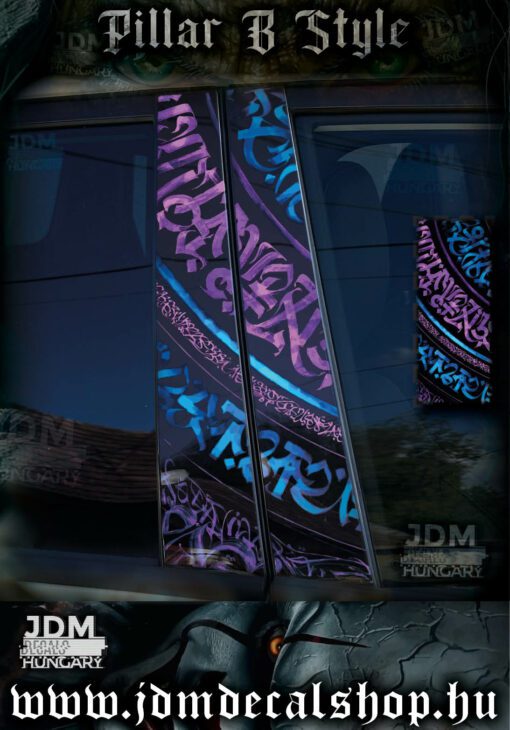 Pillar-B Style Matrica | B Oszlop Matrica | 737