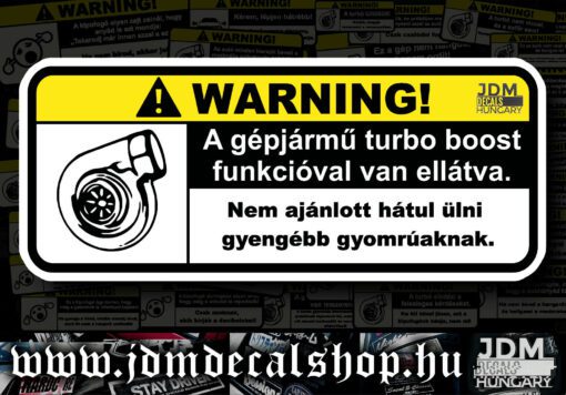 A gépjármű turbo boost funkcióval van ellátva
