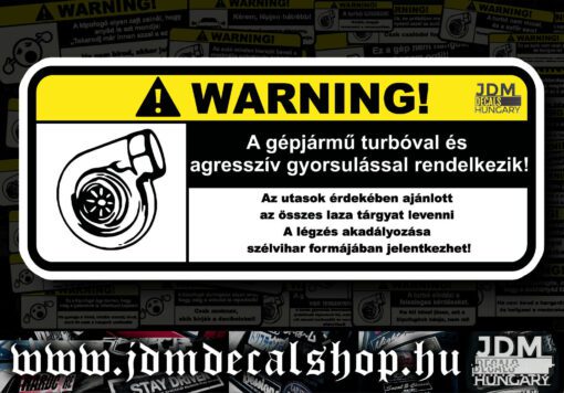 A gépjármű turbóval és agresszív gyorsulással rendelkezik