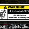 A turbó túltöltött!