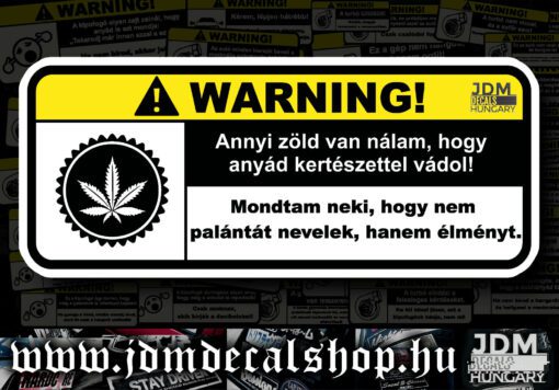 Annyi zöld van nálam, hogy