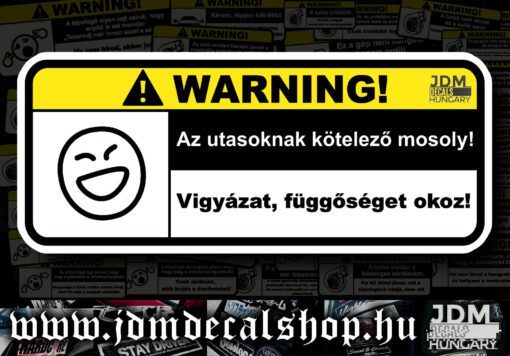 Az utasoknak kötelező mosoly!