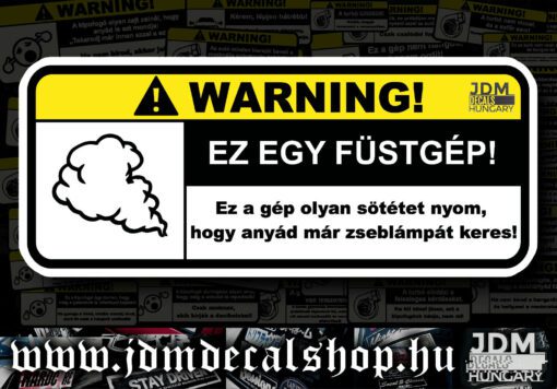 Ez a gép olyan sötétet nyom,