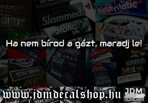 Ha nem bírod a gázt, maradj le