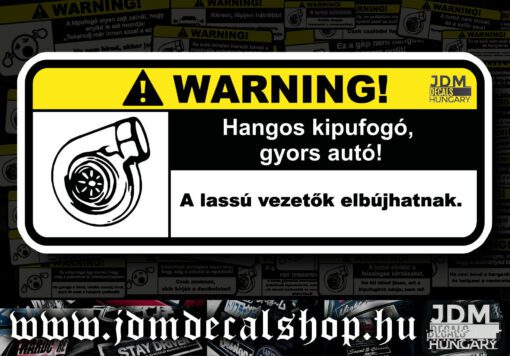 Hangos kipufogó, gyors autó