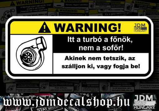 Itt a turbó a főnök, nem a sofőr
