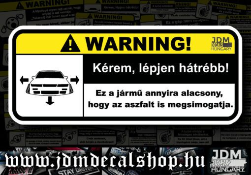Kérem, lépjen hátrébb!