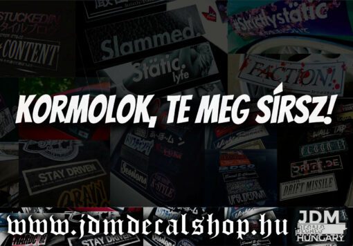 Kormolok, te meg sírsz