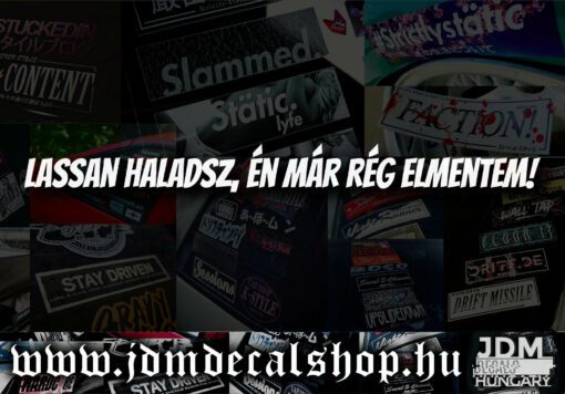 Lassan haladsz, én már rég elmentem!