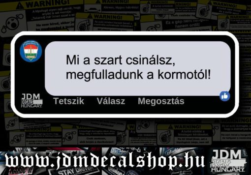 Mi a szart csinálsz, megfulladunk