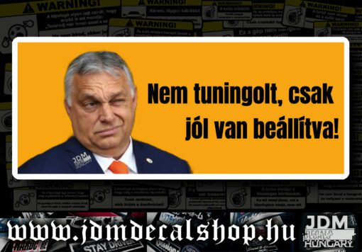 Nem tuningolt, csak jól van beállítva