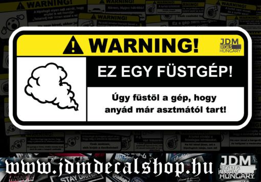 Úgy füstöl a gép, hogy