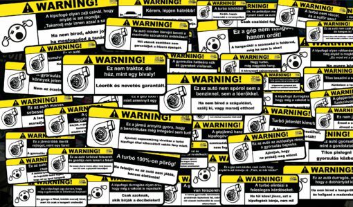 Magyar Warning Matricák | Hungarian Sunrise Collection