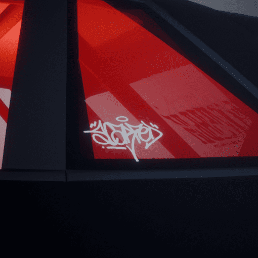 SCARRED TAG 3 STICKER