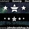 5 STAR v2 - Szélvédő Napellenző Matrica
