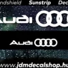 AUDI - Szélvédő Napellenző Matrica