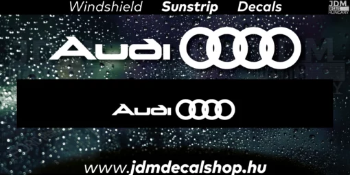 AUDI - Szélvédő Napellenző Matrica