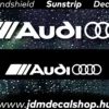 AUDI v2 - Szélvédő Napellenző Matrica
