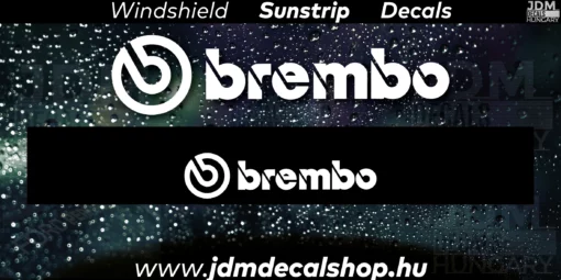 BREMBO - Szélvédő Napellenző Matrica