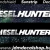 DIESELHUNTERS - Szélvédő Napellenző Matrica