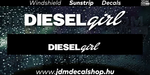 Diesel Girl - Szélvédő Napellenző Matrica