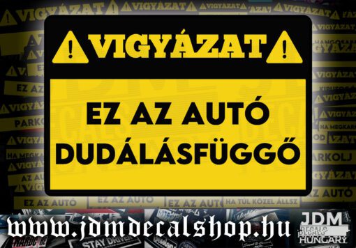 EZ AZ AUTÓ DUDÁLÁSFÜGGŐ