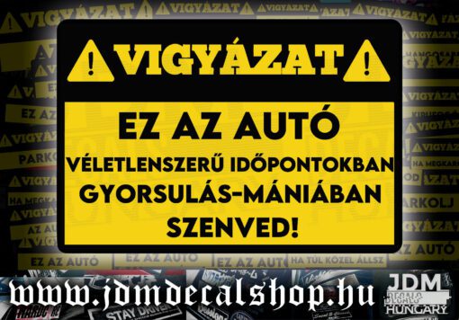 EZ AZ AUTÓ GYORSULÁS-MÁNIÁBAN SZENVED