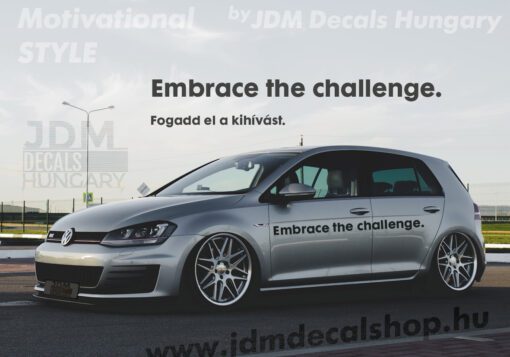 Embrace the challenge.